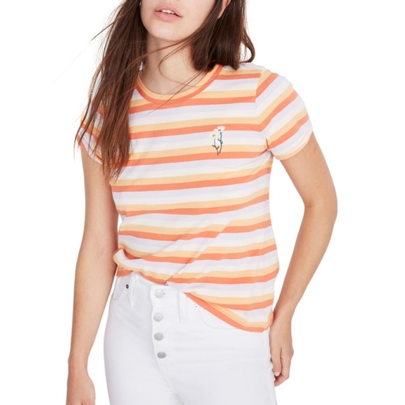 Madewell Daisy Striped Top - Picture 2 of 7